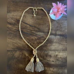 Kate Spade Gold Tassel Necklace